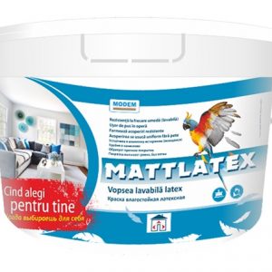Vopsea  MATTLATEX latex 1.5 L MODEM
