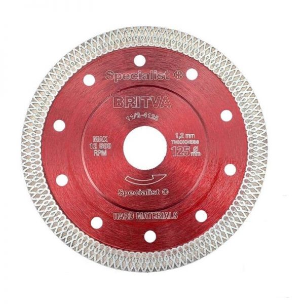 Disc Diamond Spec. Britva 125x1.2, 11/2-4125