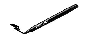 Marker permanent negru 1.3-2.5mm  Profmet 307281